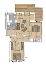 Grundriss Wohnung 2